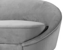 Selini Three Seat Sofa - Dove Grey Brass Base -Furniture Sale Store 294 selini three seat sofa grey detail 3 web