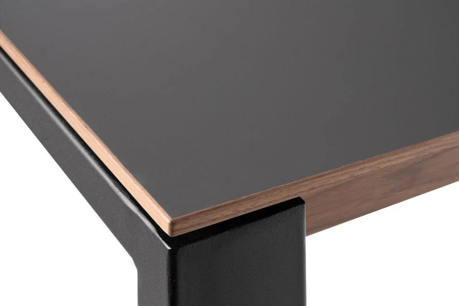 Corinna 12 Seat Dining Table Grey - Black Legs 5 Corinna 12 Seat Dining Table Grey - Black Legs - Image 3