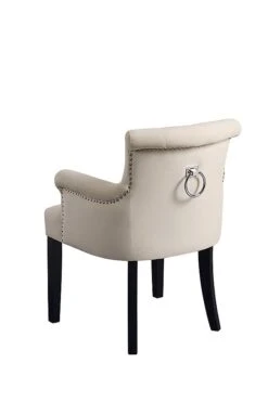 Positano Carver Chair With Back Ring - Cream