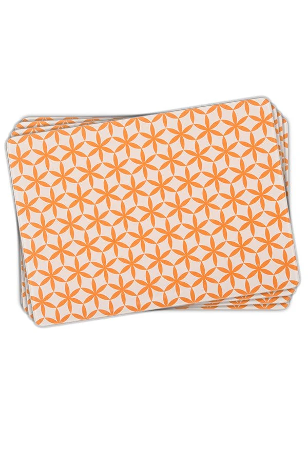 Set Of 6 Placemats Star Anise - Gft 3 Set Of 6 Placemats Star Anise - Gft