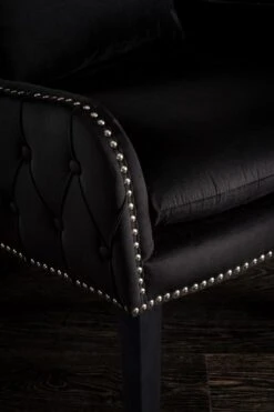 Margonia Armchair Black 11 Margonia Armchair Black -Furniture Sale Store 753 margonia armchair detail1 blk legs web