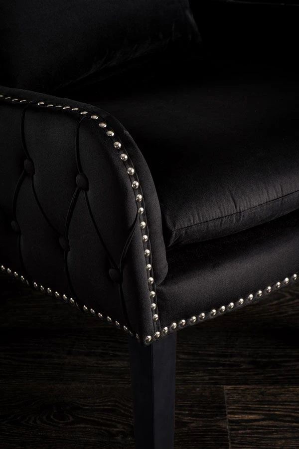 Margonia Armchair Black 7 Margonia Armchair Black - Image 5