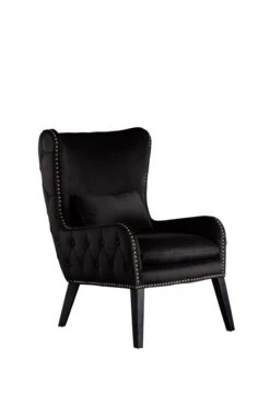 Margonia Armchair Black 9 Margonia Armchair Black -Furniture Sale Store 753 margonia armchair front blk legs co web