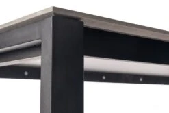 Corinna 6 Seat Dining Table Concrete Effect - Black Legs 8 Corinna 6 Seat Dining Table Concrete Effect - Black Legs -Furniture Sale Store 8 corinna 6s dining table concrete black legs detail 1 web