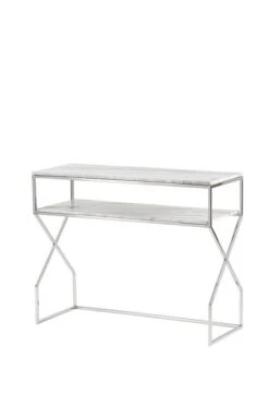 Alhambra Silver Console Table