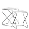Alhambra Silver Nesting Tables 2 Alhambra Silver Nesting Tables -Furniture Sale Store alhambra nesting table cutount webready