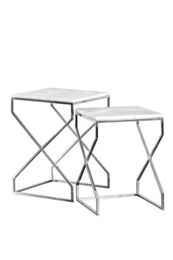 Alhambra Silver Nesting Tables