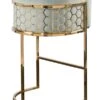 Alveare Counter Stool Brass - Jade -Furniture Sale Store alveare bar stool back jade web