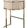 Alveare Counter Stool Brass - Chalk 2 Alveare Counter Stool Brass - Chalk -Furniture Sale Store alveare barstool chalk back brass webready