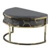 Alveare Footstool Brass -Smoke Grey 2 Alveare Footstool Brass -Smoke Grey -Furniture Sale Store alveare brass footstool back smoke grey webready