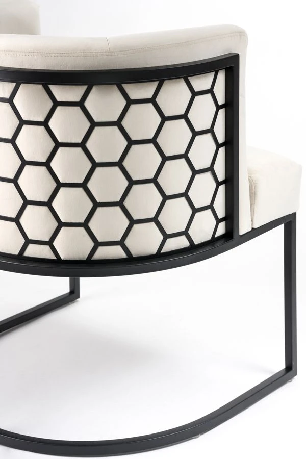 Alveare Dining Chair Black – Chalk 8 Alveare Dining Chair Black – Chalk - Image 6