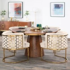 Alveare Dining Chair Brass - Chalk 7 Alveare Dining Chair Brass - Chalk -Furniture Sale Store alveare dining chair chalk web 1