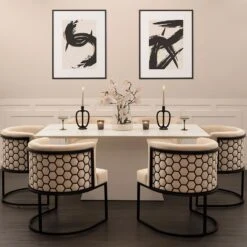 Loretta Dining Table -Furniture Sale Store alveare loretta with art web 2