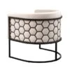 Alveare Tub Chair Black - Chalk -Furniture Sale Store alveare tub chair chalk black frame back web