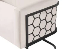 Alveare Two Seat Sofa -Chalk - Black Frame 9 Alveare Two Seat Sofa -Chalk - Black Frame -Furniture Sale Store alveare two seat sofa black chalk cutout 04 web