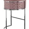 Alveare Counter Stool Silver - Blush Pink 1 Alveare Counter Stool Silver - Blush Pink -Furniture Sale Store alveare chrome bar stool back blush pink webready