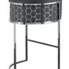 Alveare Counter Stool Silver - Smoke 2 Alveare Counter Stool Silver - Smoke -Furniture Sale Store alveare chrome bar stool back smoke grey webready