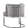 Alveare Dining Chair Silver - Dove Grey -Furniture Sale Store alveare dining chair silver dove cutout 02 web