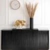Anastasia Adjustable Black Glass Radiator Cover 2 Anastasia Adjustable Black Glass Radiator Cover -Furniture Sale Store anastasia adjustable radiator cover black brass 1 web