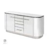 Anastasia Sideboard With Chrome Details 2 Anastasia Sideboard With Chrome Details -Furniture Sale Store anastasia silver sideboard 1 cutout web