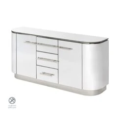 Anastasia Sideboard With Chrome Details