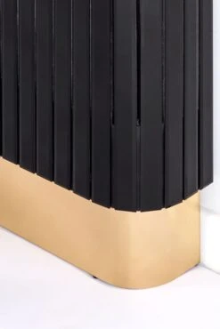 Anastasia Adjustable Black Glass Radiator Cover -Furniture Sale Store anastasia radiator cover adjustable detail web