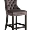 Antoinette Bar Stool Smoke Grey -Furniture Sale Store antoinette bar stool wood legs smoke cutout 01 web
