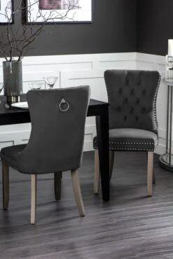 Antoinette Smoke Grey Dining Chair - Pewter Legs 12 Antoinette Smoke Grey Dining Chair - Pewter Legs -Furniture Sale Store antoinette dining chair smoke pewter legs ls web