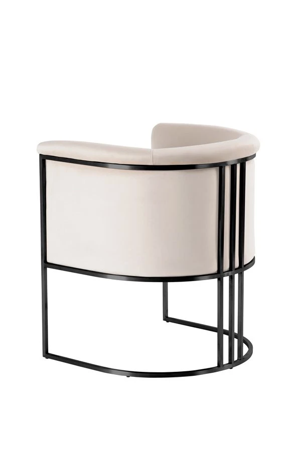 Aria Tub Chair – Chalk – Black Frame 3 Aria Tub Chair – Chalk – Black Frame