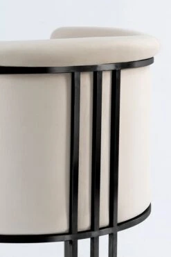 Aria Tub Chair – Chalk – Black Frame 13 Aria Tub Chair – Chalk – Black Frame -Furniture Sale Store aria tub chair chalk black detail 2 cutout web