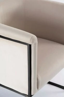 Aria Tub Chair – Chalk – Black Frame 14 Aria Tub Chair – Chalk – Black Frame -Furniture Sale Store aria tub chair chalk black detail 3 cutout web