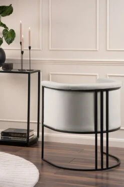 Aria Tub Chair – Dove Grey – Black Frame 11 Aria Tub Chair – Dove Grey – Black Frame -Furniture Sale Store aria tub chair dove grey back web