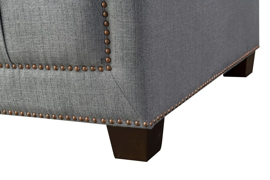 Bankes Three Seat Sofa - Charcoal 8 Bankes Three Seat Sofa - Charcoal - Image 6