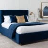 Baxter Storage Bed Royal Blue -Furniture Sale Store baxter bed navy lifestyle 01 web