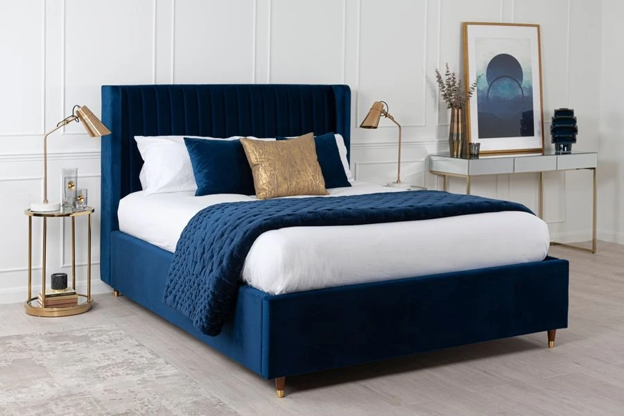 Baxter Storage Bed Royal Blue 3 Baxter Storage Bed Royal Blue