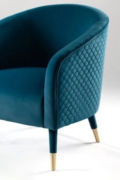 Bellucci Scales Armchair- Peacock - Brass Caps 9 Bellucci Scales Armchair- Peacock - Brass Caps -Furniture Sale Store bellucci armchair peacock cuteout detail web