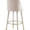 Bellucci Counter Stool - Chalk - Brass Caps 1 Bellucci Counter Stool - Chalk - Brass Caps -Furniture Sale Store bellucci barstool brass chalk cutout 03 web