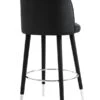 Bellucci Counter Stool - Black - Silver Caps 2 Bellucci Counter Stool - Black - Silver Caps -Furniture Sale Store bellucci barstool silver black cutout 03 web