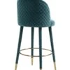 Bellucci Scales Counter Stool - Peacock - Brass Caps -Furniture Sale Store bellucci barstool brass peacock scales cutout 03 web 1