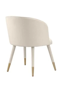 Bellucci Dining Chair - Chalk- Brass Caps 8 Bellucci Dining Chair - Chalk- Brass Caps -Furniture Sale Store bellucci dining chair chalk back web