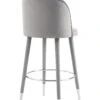 Bellucci Counter Stool - Dove Grey - Silver Caps 1 Bellucci Counter Stool - Dove Grey - Silver Caps -Furniture Sale Store bellucci barstool silver dove cutout 03 web 2