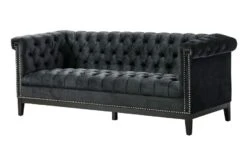 Bergmann Three Seat Sofa – Black -Furniture Sale Store bergmann three seat sofa black cutout1 web