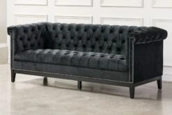 Bergmann Three Seat Sofa – Black -Furniture Sale Store bergmann three seat sofa black lifestyle web