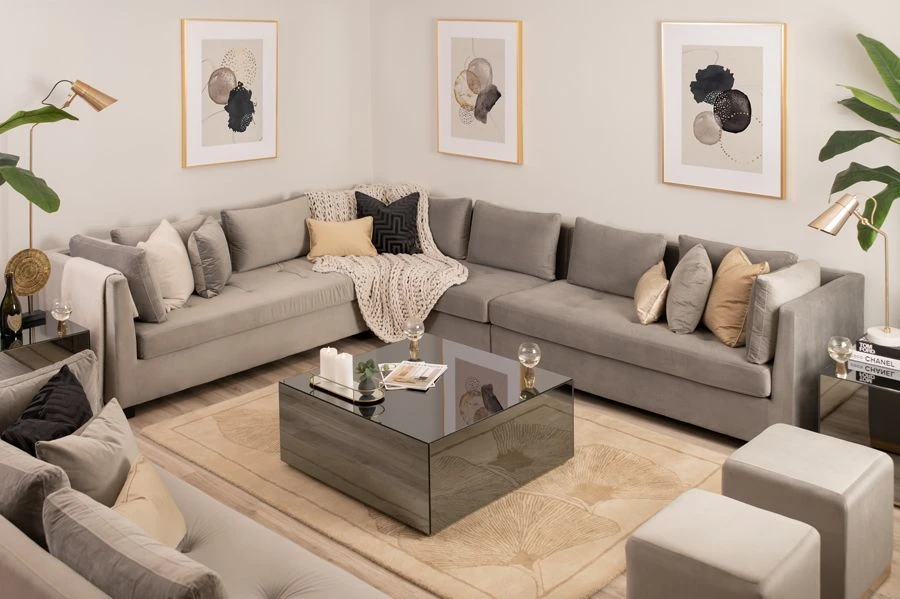 Berkley Large Left Hand Corner Sofa - Dove Grey 4 Berkley Large Left Hand Corner Sofa - Dove Grey - Image 2