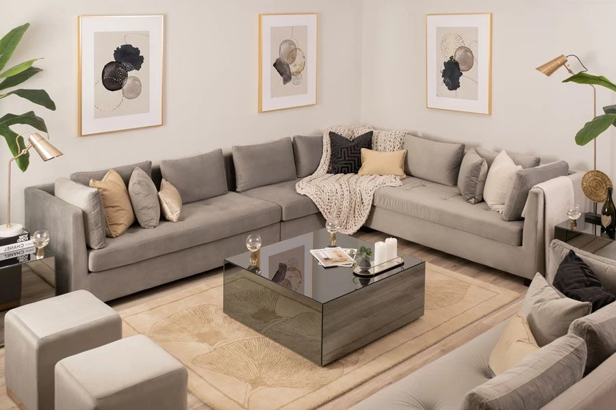 Berkley Large Right Hand Corner Sofa - Dove Grey 4 Berkley Large Right Hand Corner Sofa - Dove Grey - Image 2