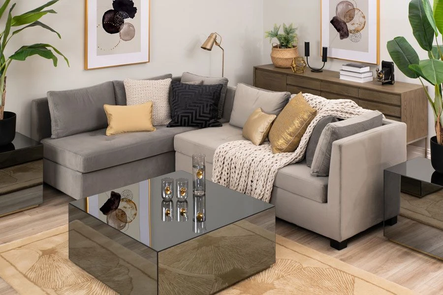 Berkley Left Hand Corner Sofa - Dove Grey 4 Berkley Left Hand Corner Sofa - Dove Grey - Image 2