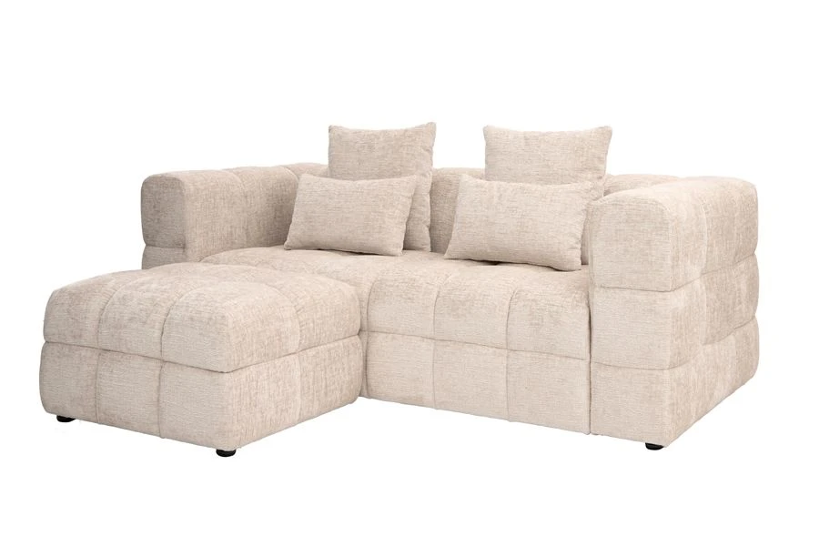 Berlin Footstool – Light Taupe Chenille 8 Berlin Footstool – Light Taupe Chenille - Image 6