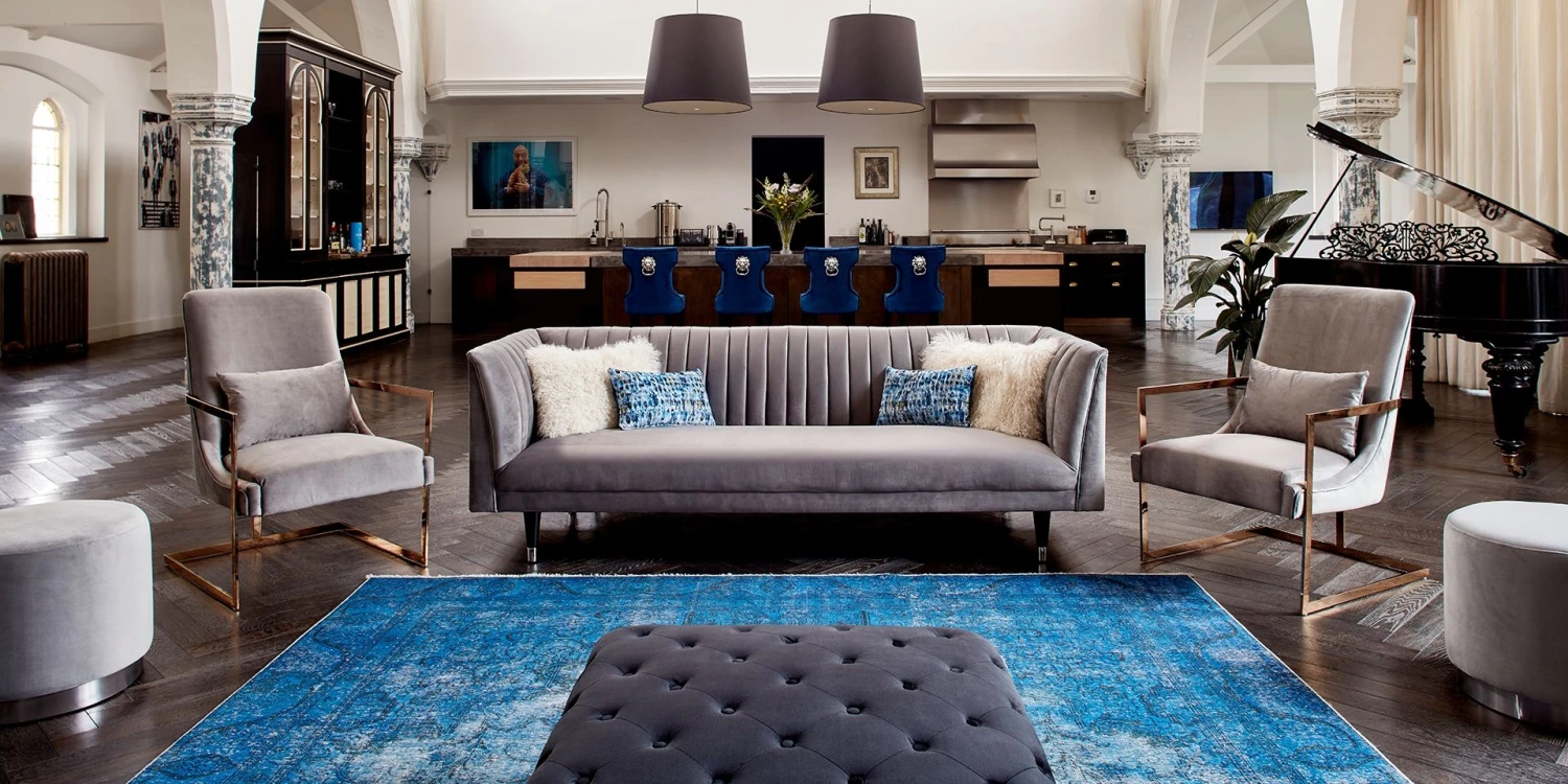 Vantagio Lounge Chair - Dove Grey - Rose Gold Base 5 Vantagio Lounge Chair - Dove Grey - Rose Gold Base - Image 3