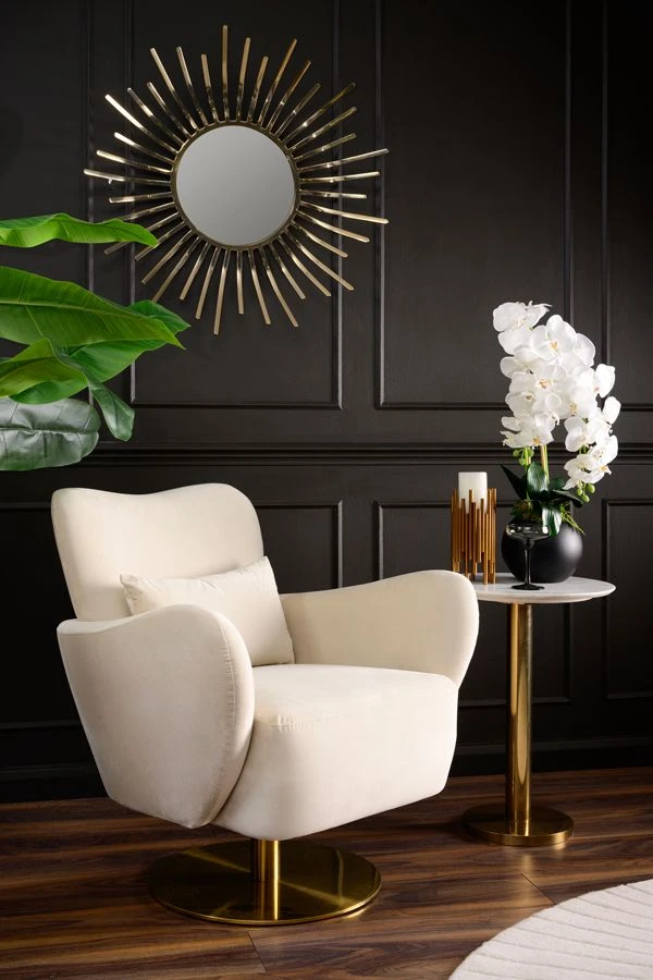 Bronson Swivel Chair - Chalk 6 Bronson Swivel Chair - Chalk - Image 4