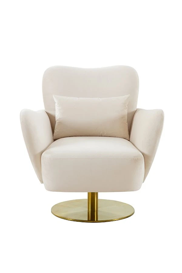 Bronson Swivel Chair - Chalk 4 Bronson Swivel Chair - Chalk - Image 2